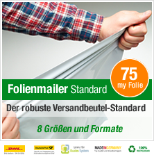 Folienmailer Standard Folien Versandbeutel und Versandtaschen