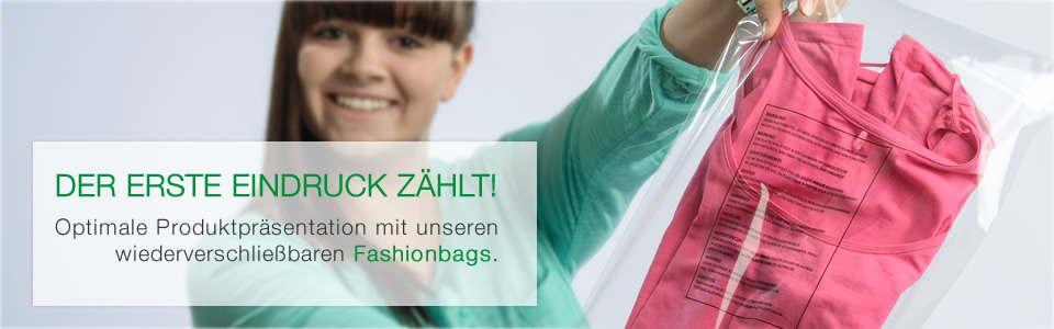 Farbige Versandtaschen aus Plastik für Textilien und Kleidung